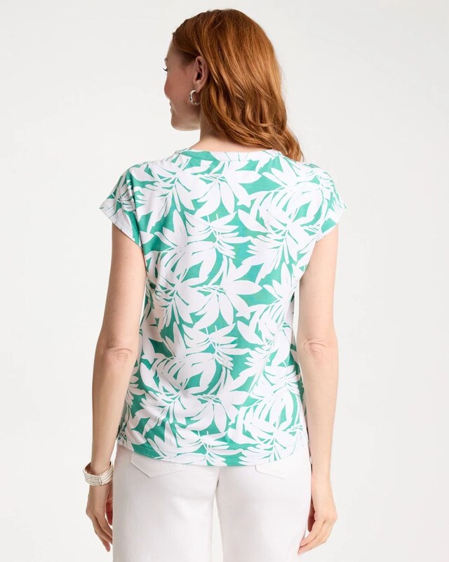 Refined Palm Button Tee - image 3